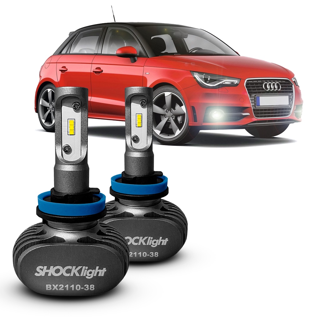 Ultra Led Shocklight 10.000 Lumens 6000k  Audi A1 Farol Milha