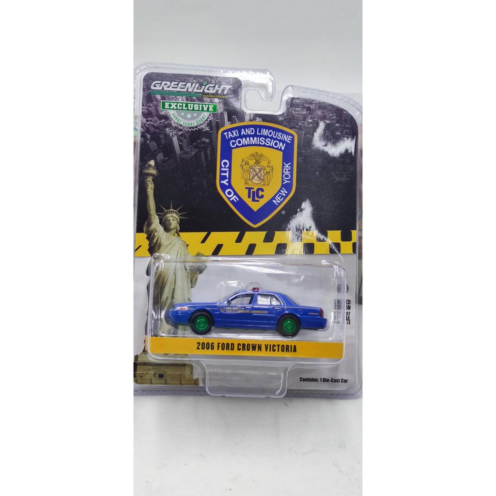 GreenLight 1: 64 2011 Ford Crown Victoria Ford Crown Taxi Car Máquina Verde