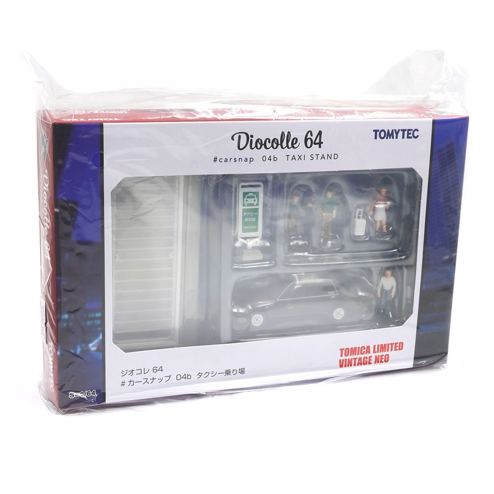 Tomytec 4543736322825 1/64 CAR SNAP 04B TAXI STOP Incluindo Coroa Conforto DIOCOLLE 64 Para Carro Escala DIECAST