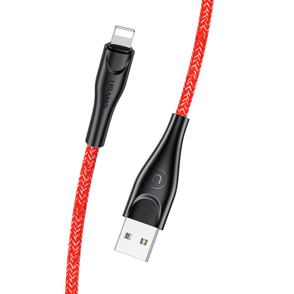 Cabo Usb Usams Usb A pra Lightning Máx. 2A 1 M Vermelho