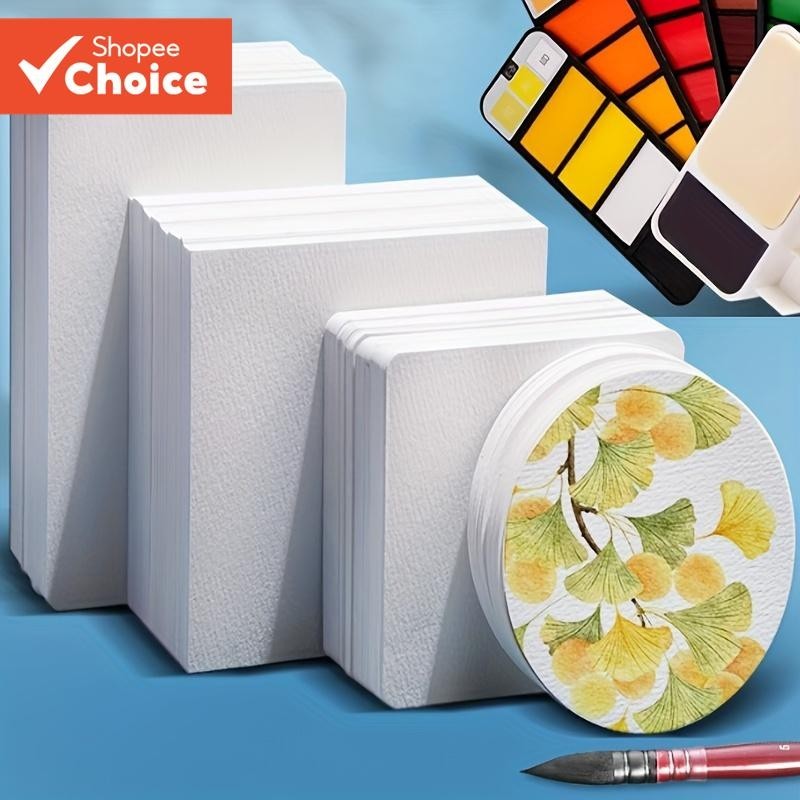Cartões Postais De Papel Aquarela 300GSM 50pcs Perfeitos Para Pintura DIY Cartão De Agradecimento Convite De Felicitaçõe