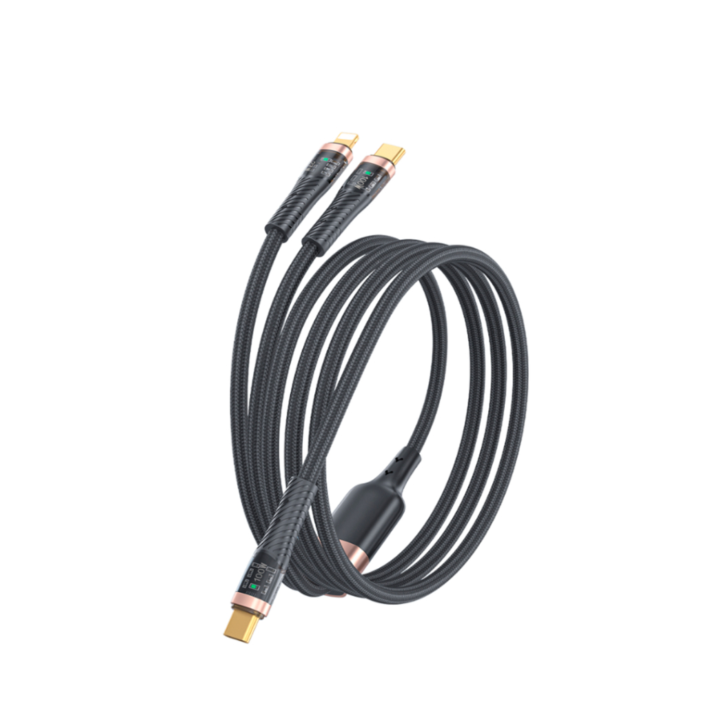 Cabo 2 Em 1 Awei Cl-231 Usb-c Para Lightning 20 V 5 A 1,5 M