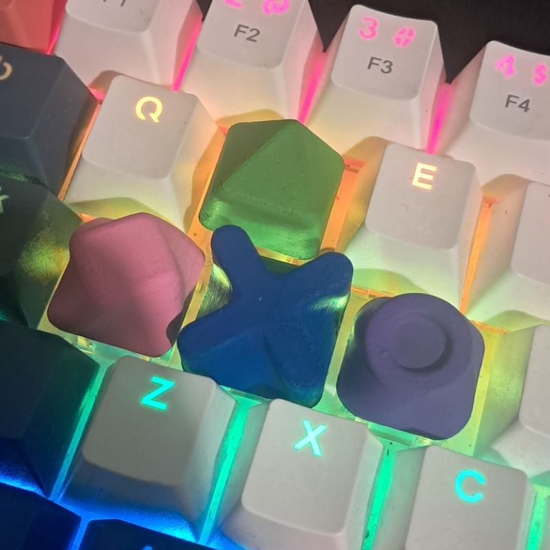 Kit Keycaps Teclas Controle Gamer para Teclado Mecânico keycap custom