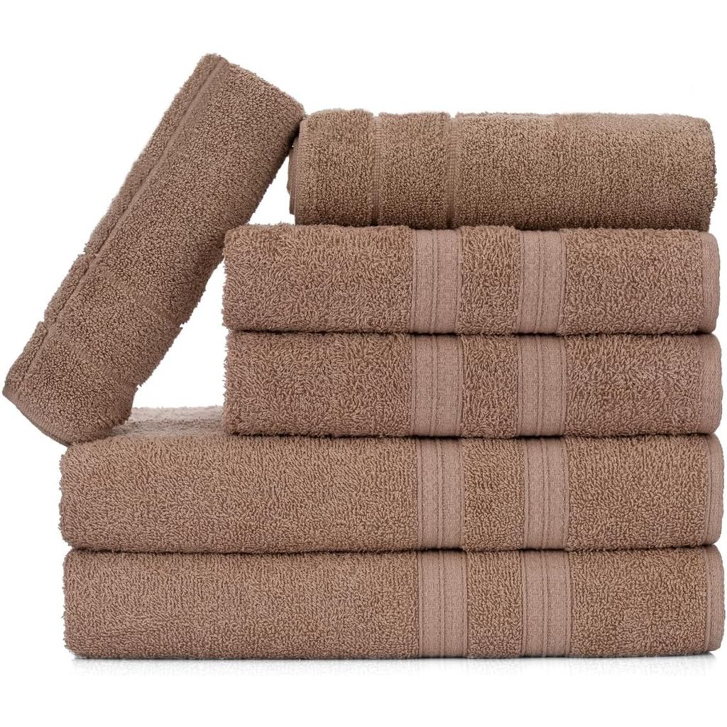 Jogo Toalhas Gigante Itália Soft 2B+2R+2T | 1/2/3 Sets | Algodão 100% | Design Sofisticado