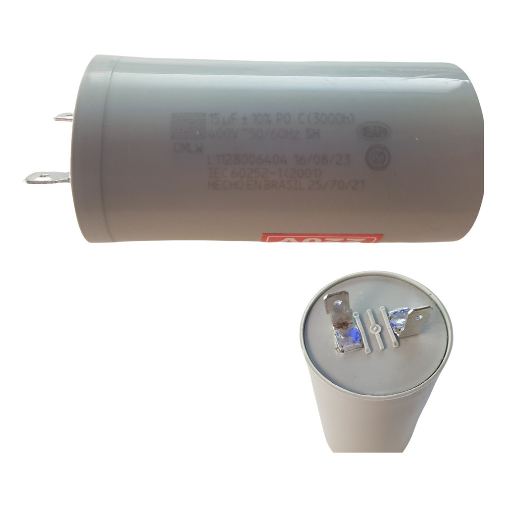 Capacitor para Maquina de Lavar 15uf 220v Para Todas Lavadora Roupas Maquina Electrolux