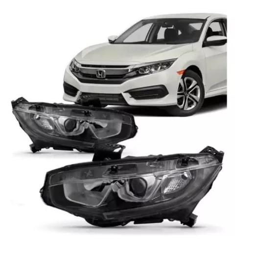 Farol Honda Civic 17/21 Com Projetor e DRL - (LADO DIREITO OU ESQUERDO)