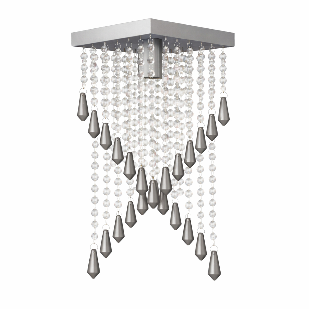 Lustre Cristal Acrilico Sala Quarto Cozinha Barato Prata Dourado Cobre