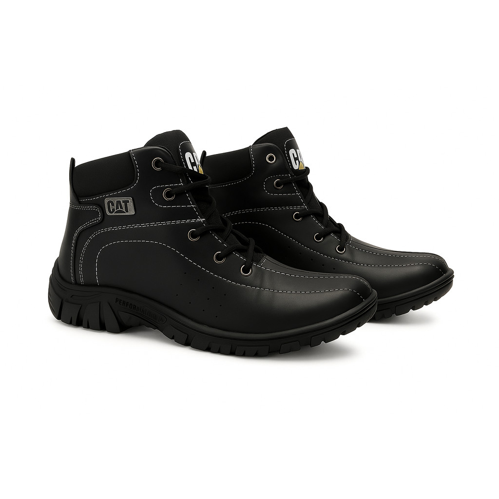 Tenis Bota Cater-pillar Masculino Original - Botina Cat Adventure urbano sola borracha ante aderentee