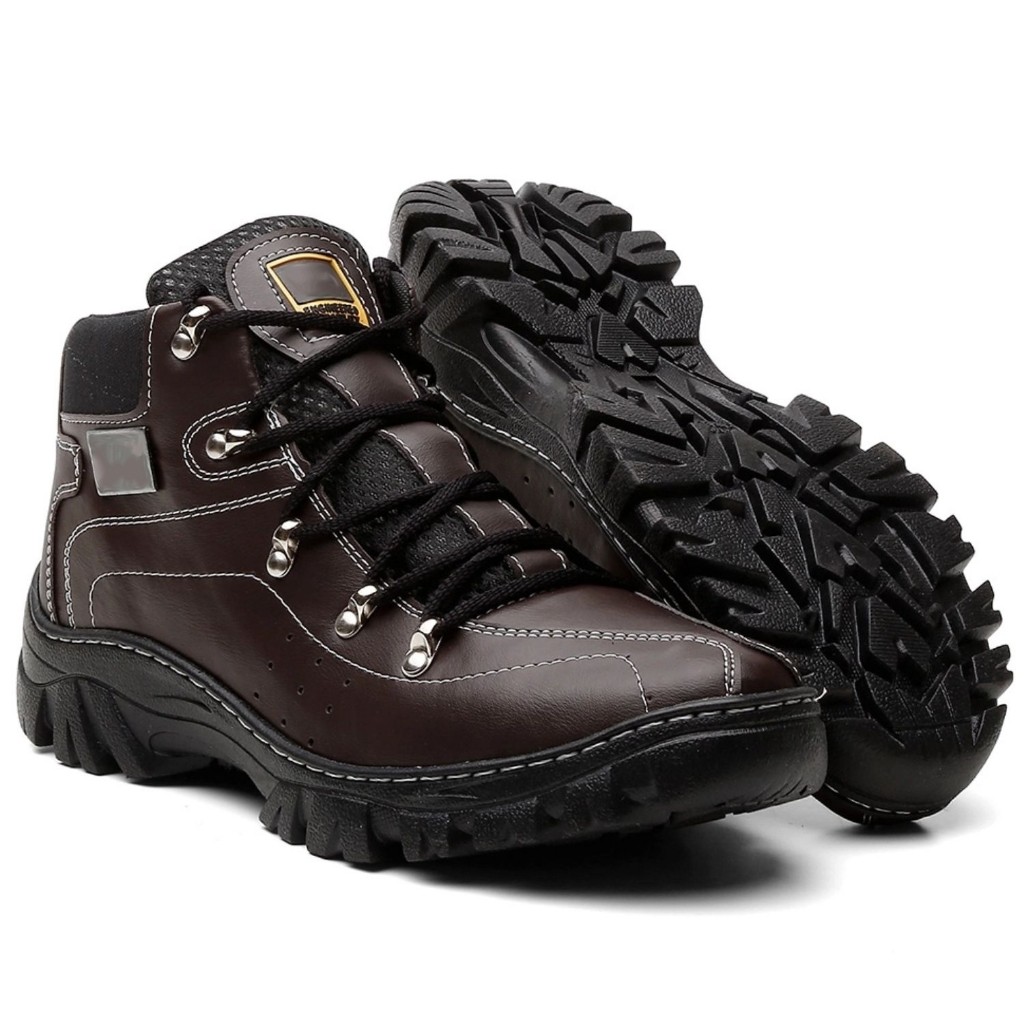 Bota no Modelo Cater-pillar Masculina Puro Charme