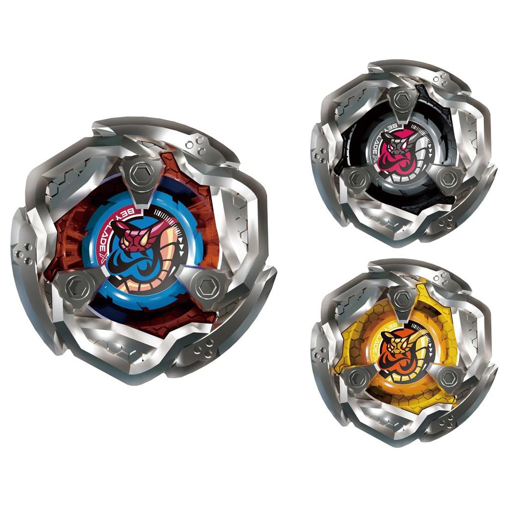 【direto do Japão】 Takara Tomy BEYBLADE X BX-16 Booster Aleatório Viper Tail Select Metal (A partir de 6 anos)