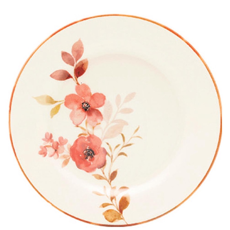 DONNA PLUS CHA DAS 5 PRATO RASO 26 CM - CAIXA C/ 12 PEÇAS