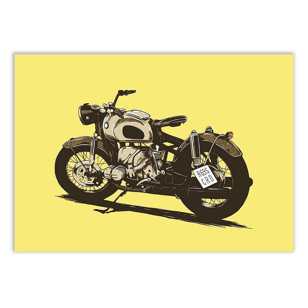 Placa Decorativa Moto Custom Bike Motoqueiro Decoração