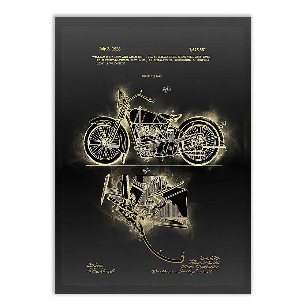 Placa Decorativa Moto Custom Patente Retro Decoração Motoqueiro