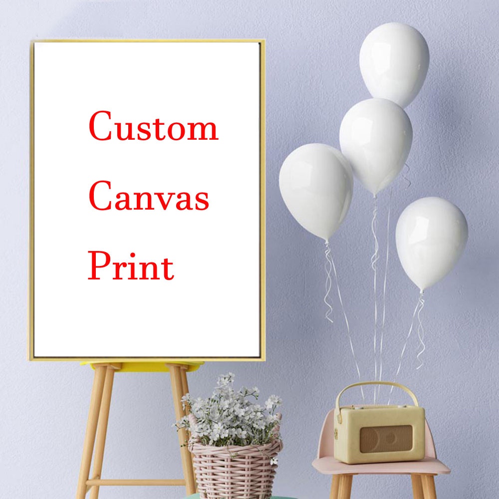 Pôsteres Personalizados De Tela Para Suas Fotos Impressas Pintura Decorativa De Sala De Estar Custom