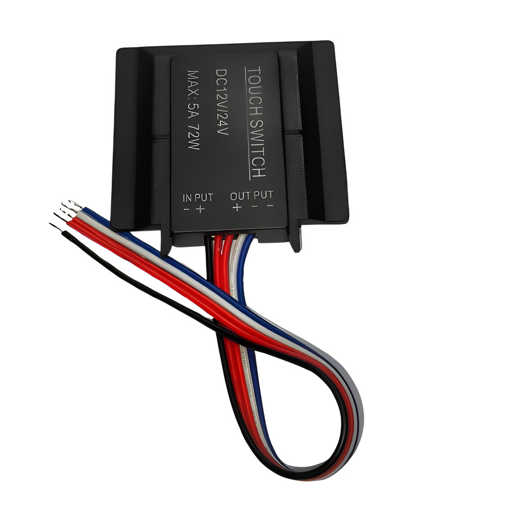 01 Pç/02 Pçs/03 Pçs Sensor Touch 12v 24v 5a 72w Liga/Desliga Interruptor Espelho Banheiro