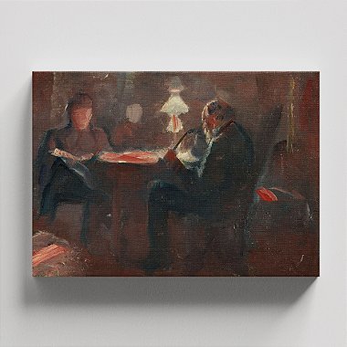 Quadro Canvas Around the paraffin lamp Borda Infinita 60x90cm