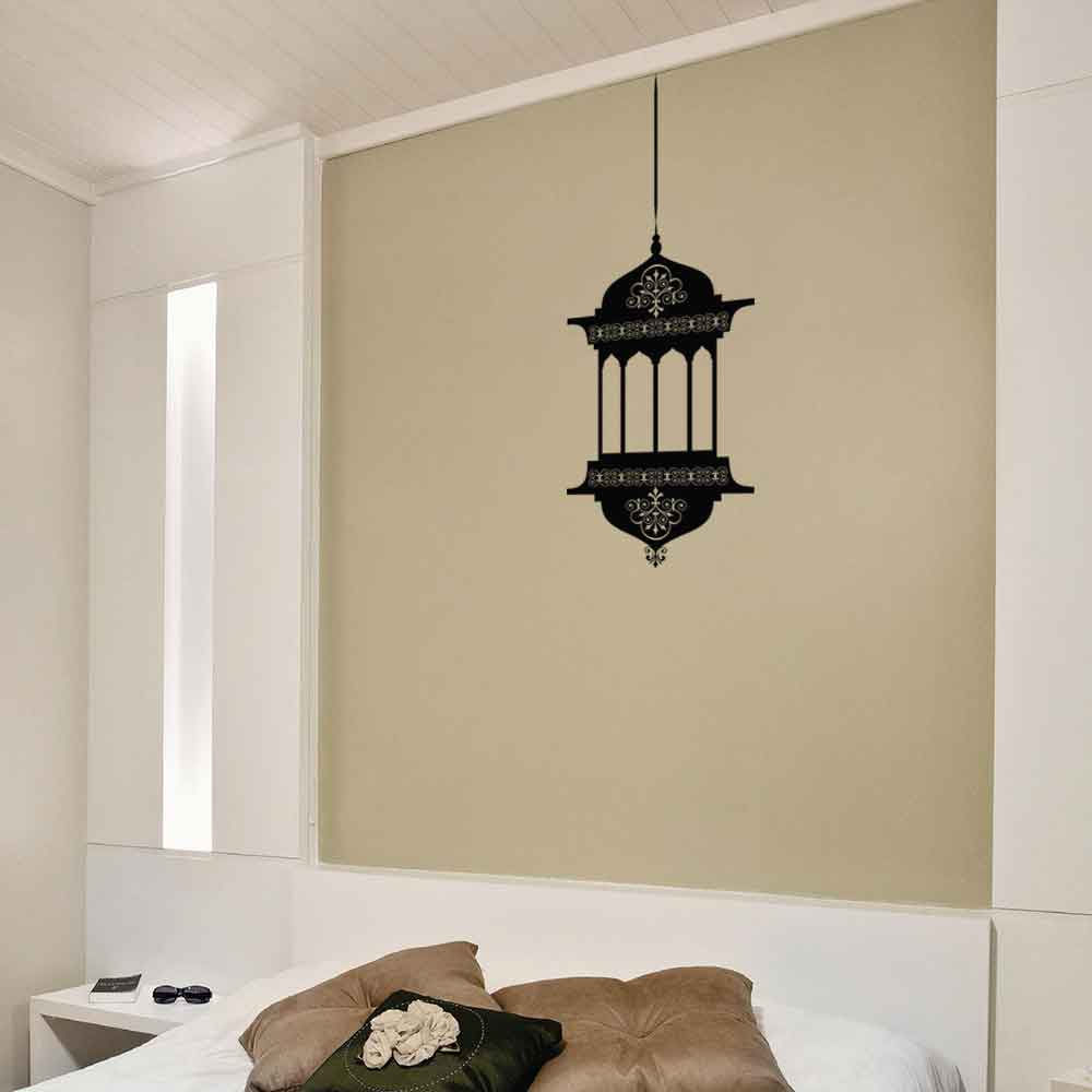 Adesivo de Parede Black Lamp Arabian