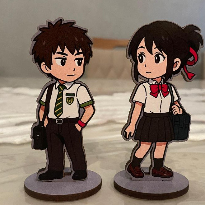 Totem kimi no na wa anime your name Taki Tachibana Mitsuha miyamizu filme decoração presente fofa