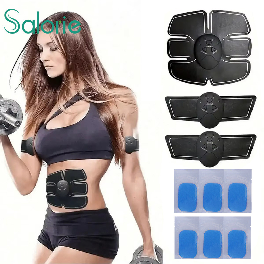Salorie Body Fitness EMS Trainer ABS Estimulador Muscular Treinadores Abdominais Para Treinamento De Abdômen/Braço/Perna