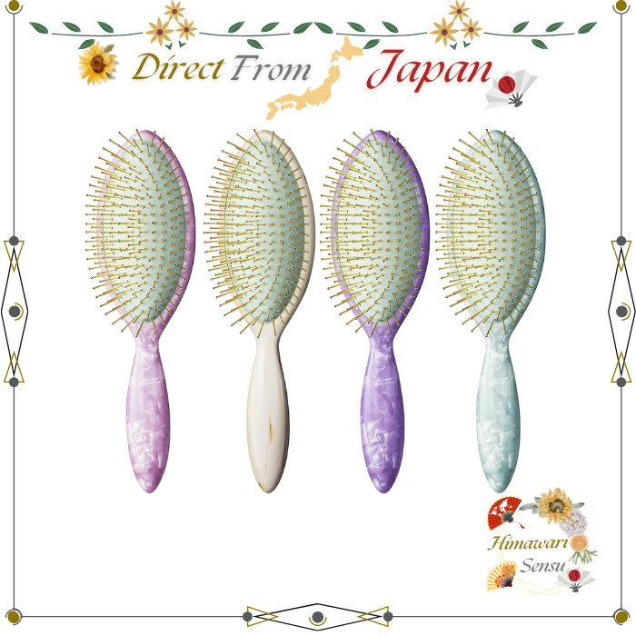 ReFa AURA MODERN Hair Brush 24K Gold Coated Pins Modern M Pink and More【 Direct from Japan 】