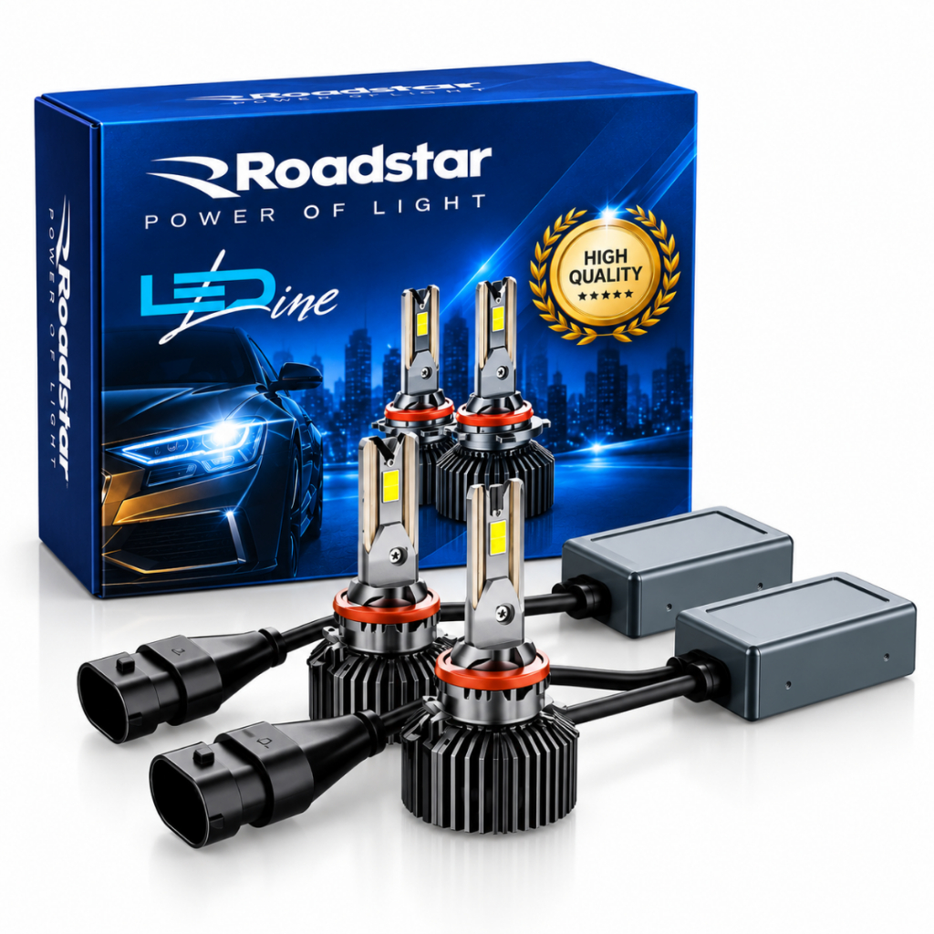 Par Lâmpada Automotiva H16 Led Roadstar Xtrem Light 6000k Par Lâmpada Automotiva H16 Led Roadstar Xtrem Light 6000k Nov