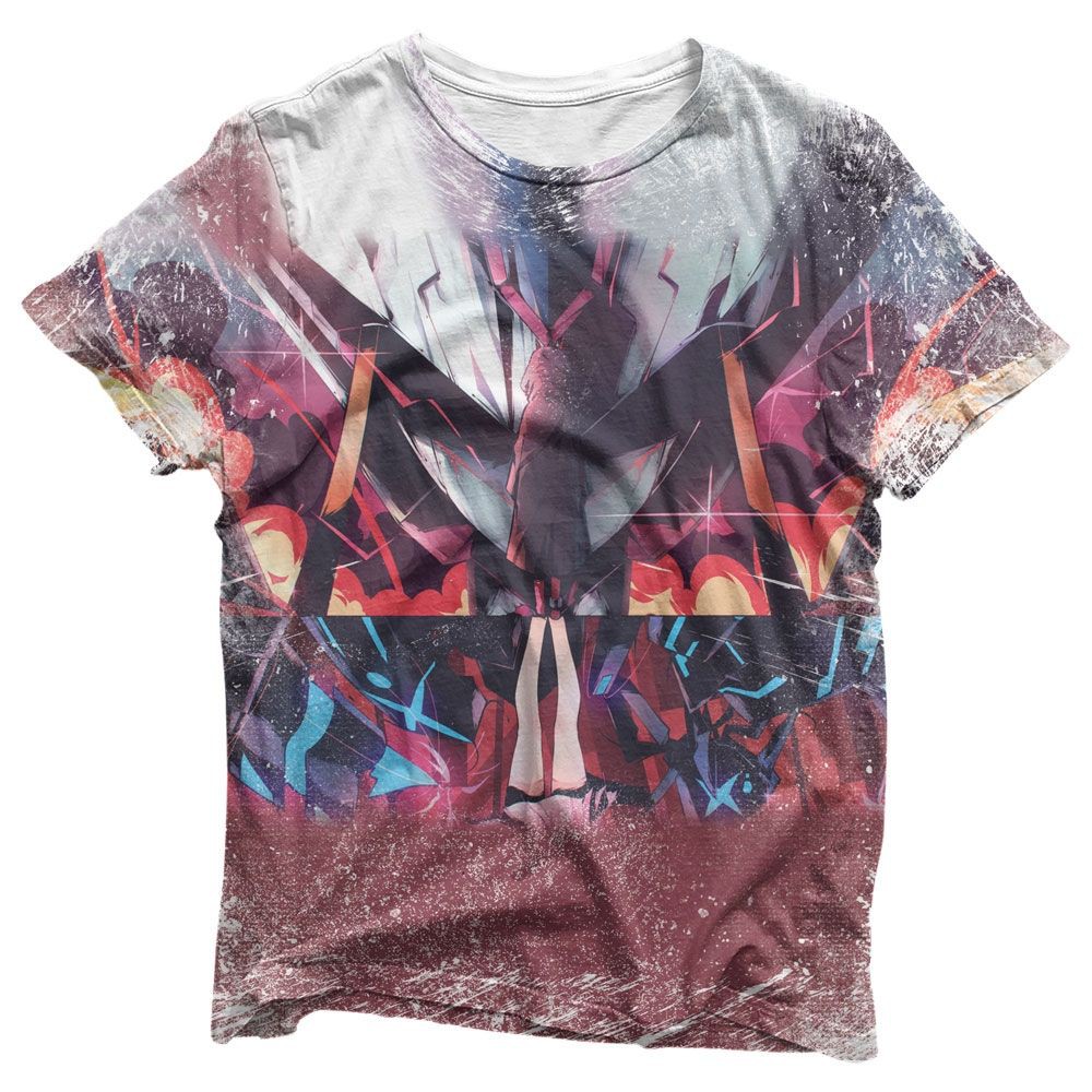 Camisa Zero Two Arte Reflexa - Camisas Darling in the franxx Estampa Total