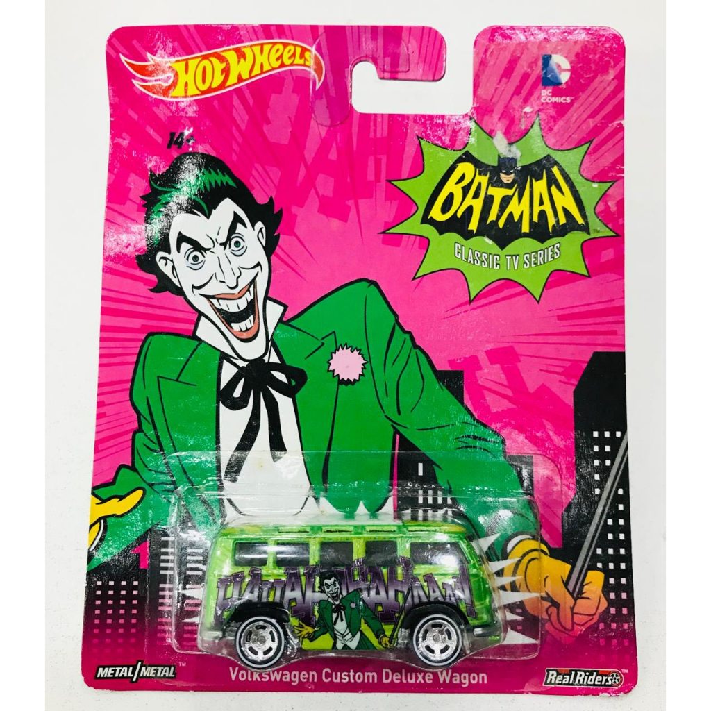 Hot Wheels - Volkswagen Custom Deluxe Wagon - Batman Classic Tv Series - DC Comics - OBS Cartela Danificada