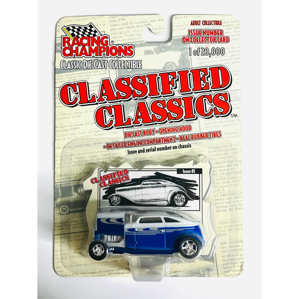 Racing Champions - Custom Speedback Car - Classified Classics