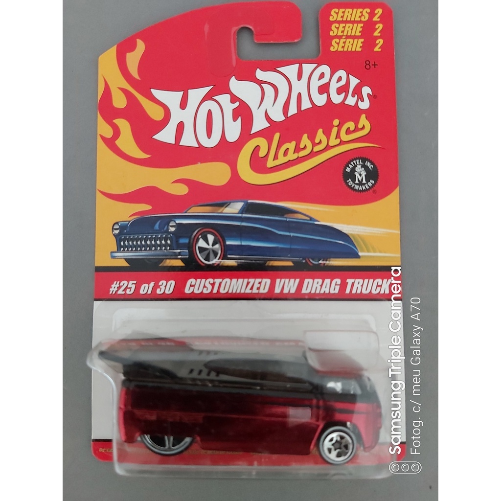 Hot Wheels Vw Drag Truck Custom Classic Séries 2 Lacrado Na Cartela