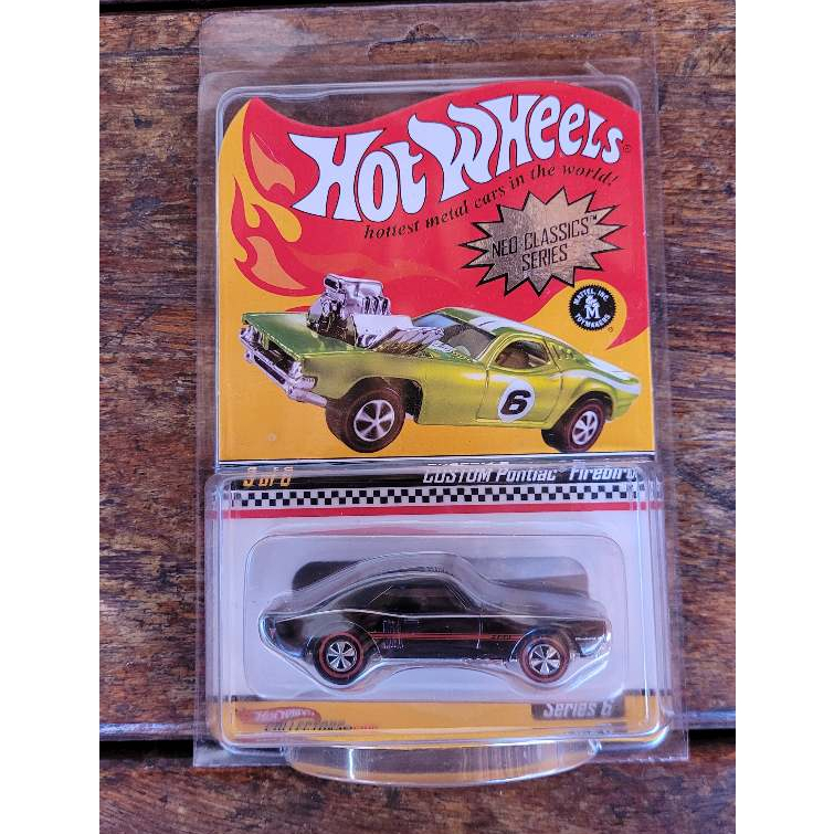 Hot Wheels - Custom Pontiac Firebird Preto - Neo Classic Series 6 2007 (Lacrado) - 1:64