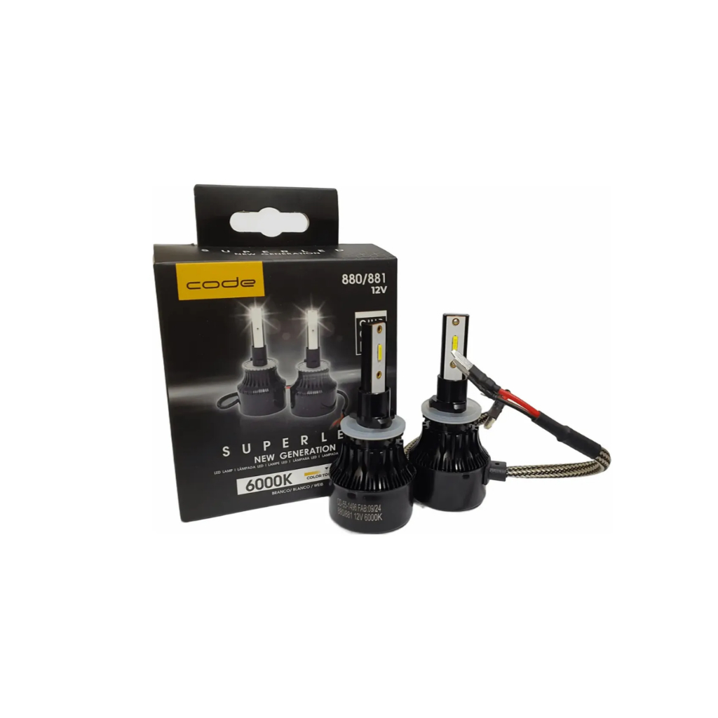 PAR LÃMPADA CODE SUPER LED H27 880/881