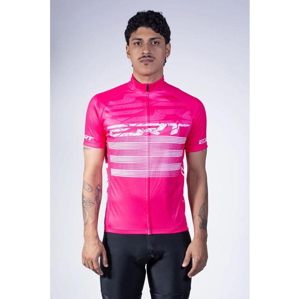 CAMISA DE CICLISMO ERT CLASSIC PINK ITÁLIA
