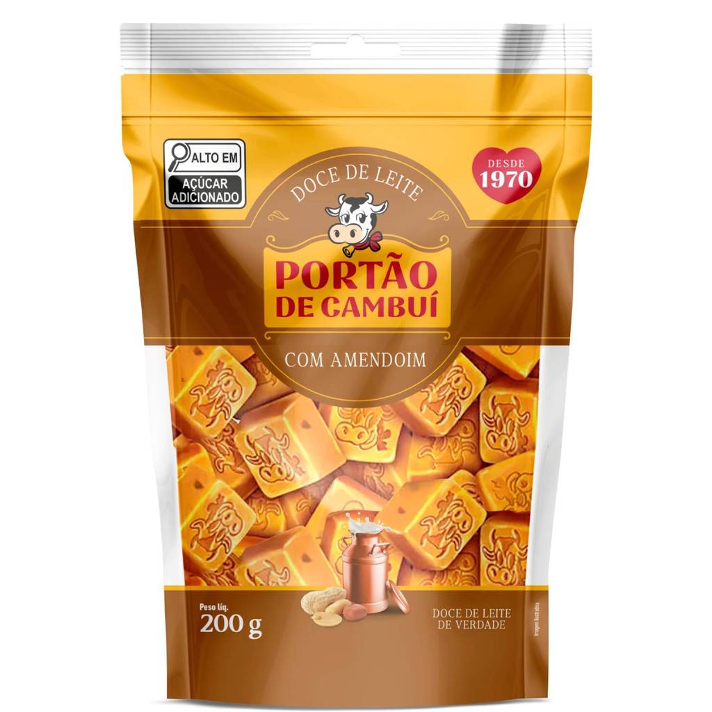 Doce de Leite c/ Amendoim PORTÃO DO CAMBUI Pouch 200g