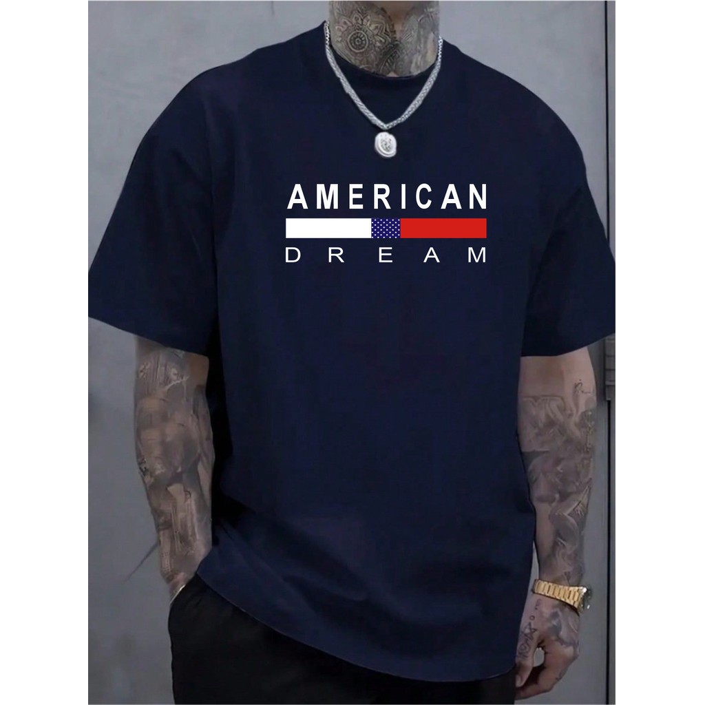 Camisa Camiseta American Drean Streetwear Casual 100% Algodão Blusa Premium Várias Cores