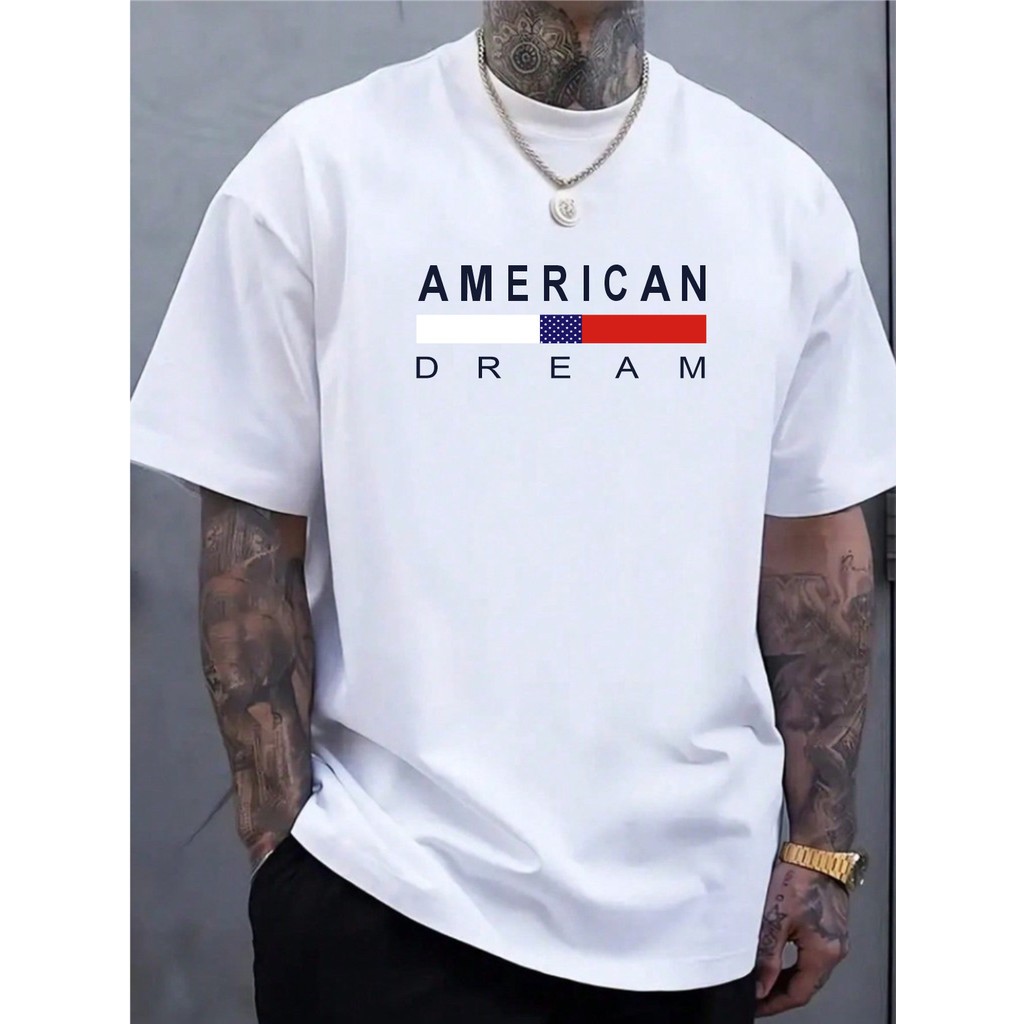 Camisa Camiseta American Streetwear Premium 100% Algodão Casual