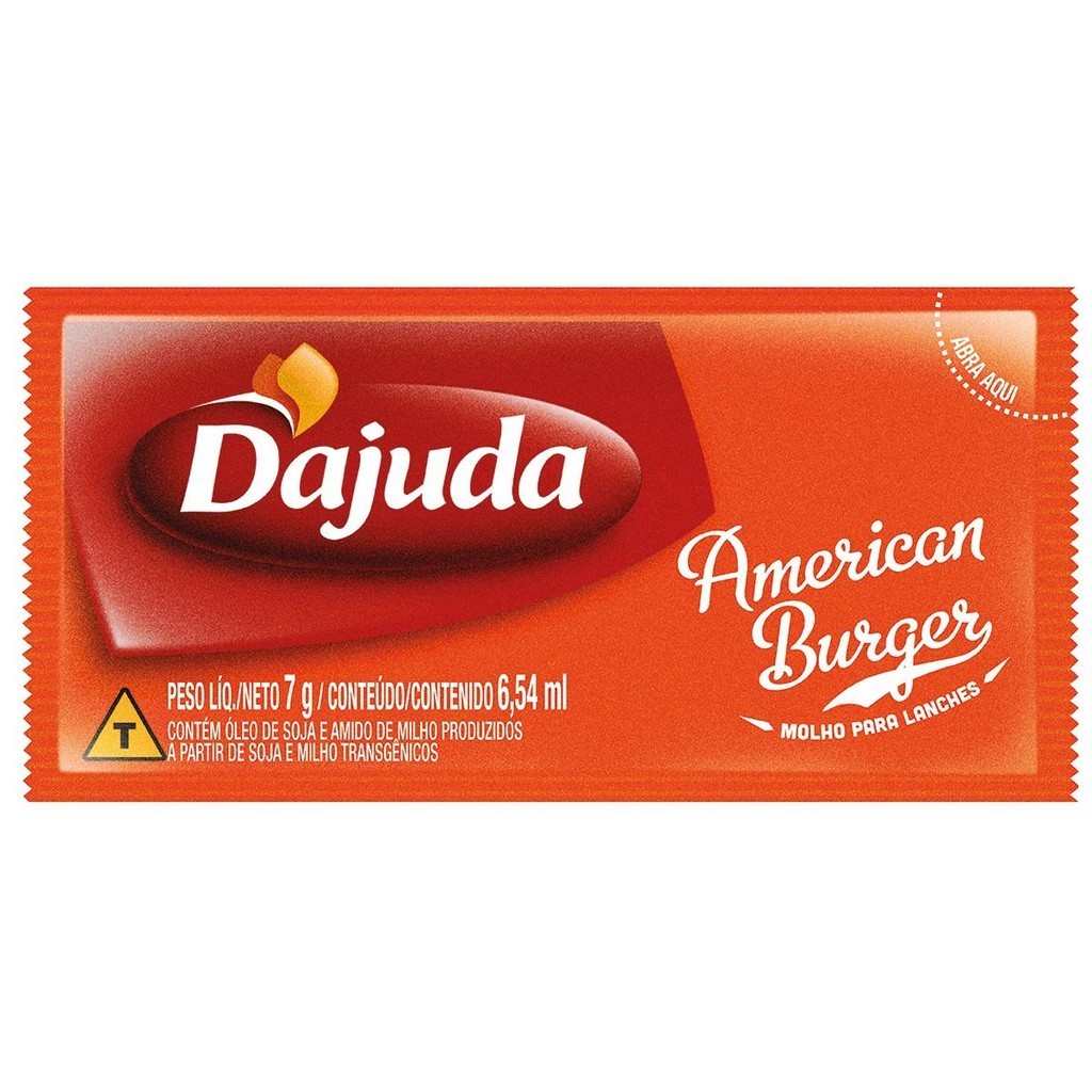 Sachês Molho Especial Americano American Burger 192 Un Para Sanduíches Frango Molhos Lanche Saladas