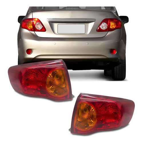 Lanterna Traseira Toyota Corolla Xei Seg 2008 2009 2010 2011 Canto Lado Esquerdo Motorista