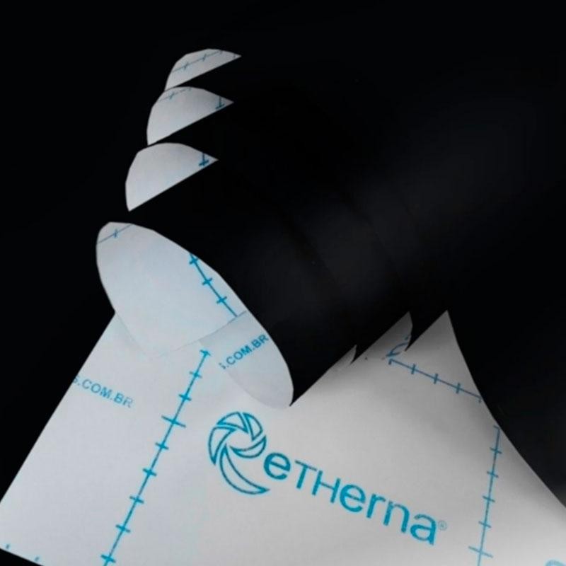 Vinil Adesivo Eternity Sign - Preto Fosco 50cm