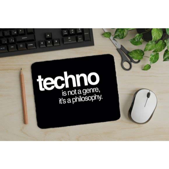 Mouse Pad Techno Música Eletronica