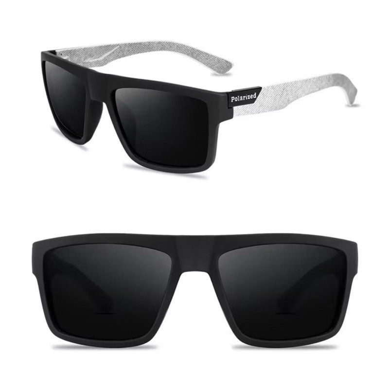 Óculos De Sol Polarizados De Luxo Fashion Square Masculinos Vintage Driving Fishing Eyeglass Sport Shades UV