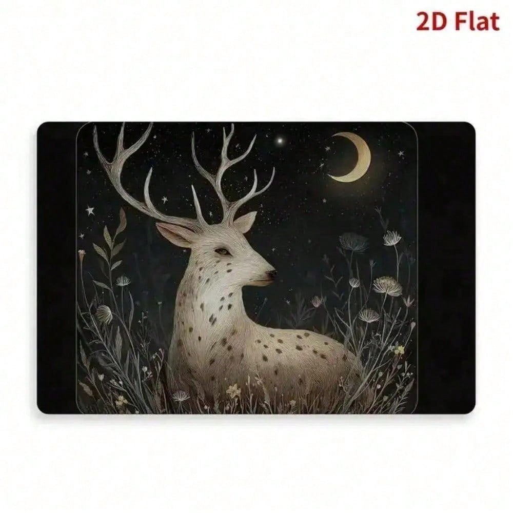 CIFbuy 2D Tin Foil Deer Shadow Pintura Céu Estrelado Decoração De Parede