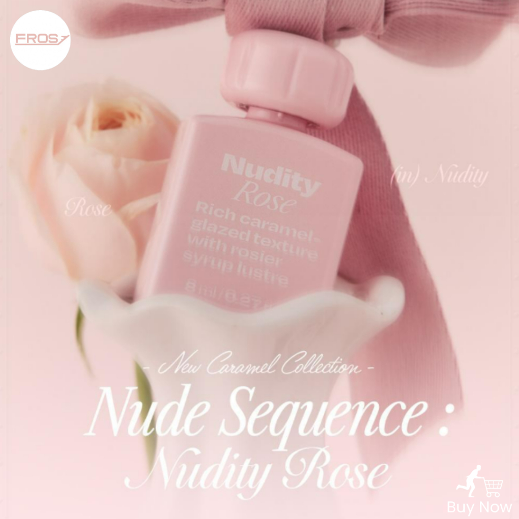 [Alternativastereo] Esmalte Labial Com Textura De Xarope De Caramelo 8mL/S Tea Room E Coleção Nudy Rose