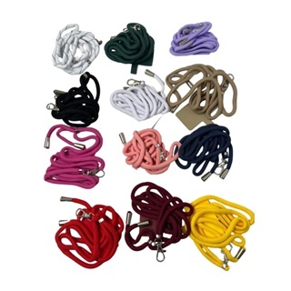 KIT De Cordão De Pescoço Ajustável Para Celular,Com Suporte Tecido E Transparente, Escolher cores  REF-8206
