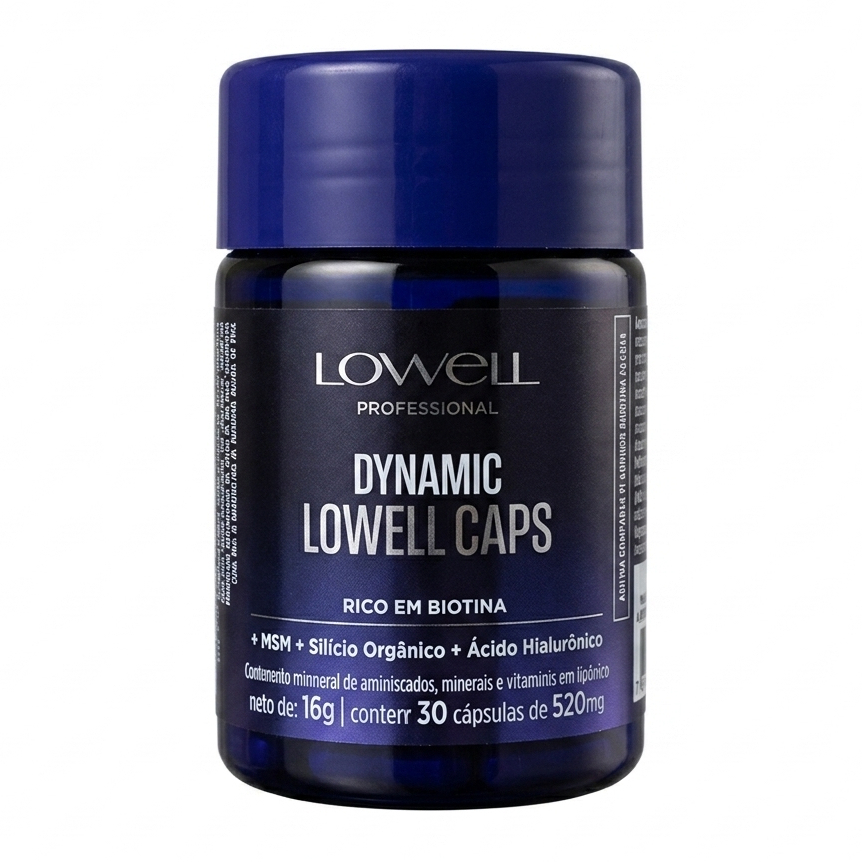 Dynamic Lo well Caps Rico em Biotina 30 Cápsulas 100% Natural