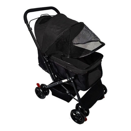 Carrinho Pet De Passeio Cães E Gatos Pro Line American Pets Preto