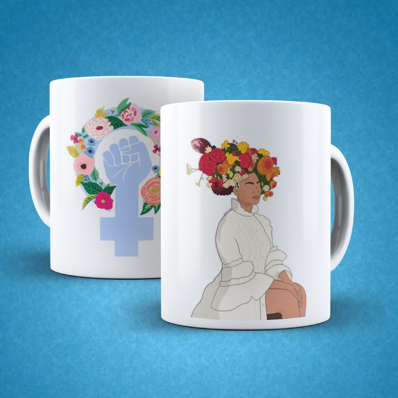Caneca Beyoncé - Baby shower Photoshoot (Porcelana)