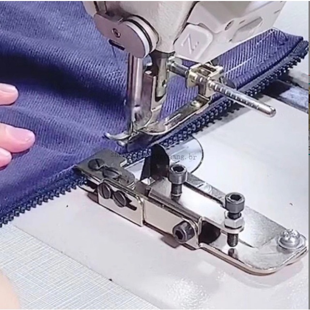【Promoção】1pc Flat Car Ferramentas De Zíper Superior Máquina De Costura Industrial Clip Linha De Plataforma Fixa Conjunto Presser Assistente De Pé