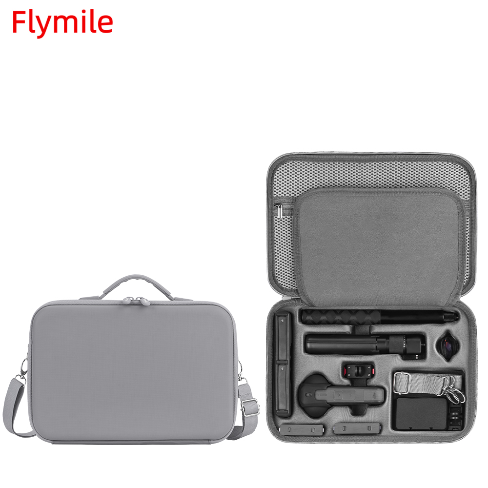 Bolsa Protetora Flymile Para Câmera Insta360 X5 - Acessório Portátil Para Viagens E Uso diário