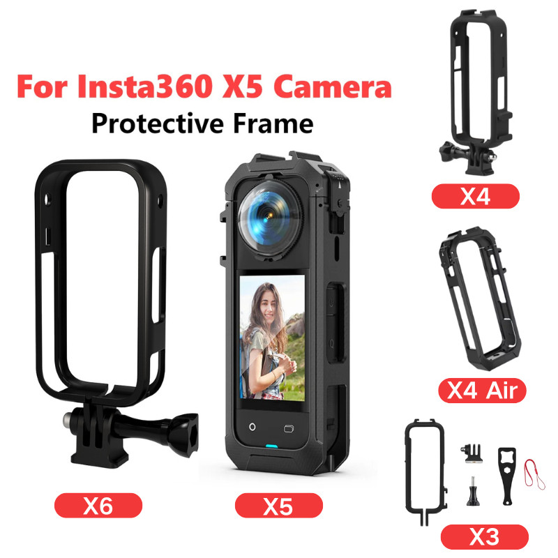 Moldura Protetora Para Insta360 X6/X5/X4 Air/X3 Suporte De Expansão De Estrutura De Gaiola De Coelho Magnético De Libera