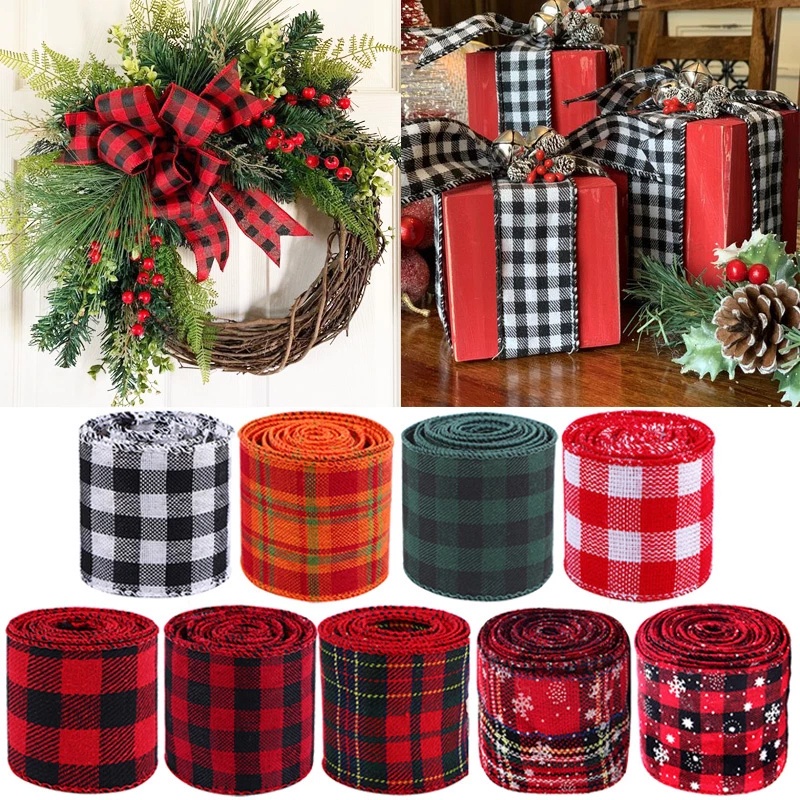 6M/Natal Fita De Aba/Árvore De Vermelho Verde Laço/Xmas Cânhamo De Embrulho